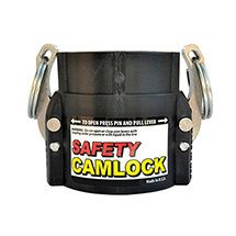 SAF125D, 1-1/4" STYLE D SAFETY CAMLOCK