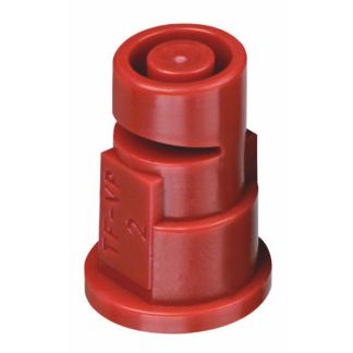 TF-VP2, SIZE 2 TURBO FLOODJET TIP NOZZLE POLY RED