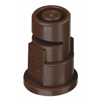 TF-VP2.5, SIZE 2.5 TURBO FLOODJET TIP NOZZLE POLY BROWN