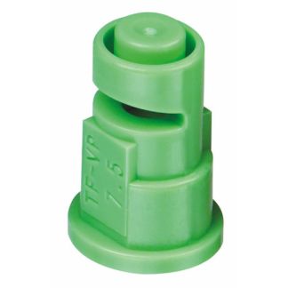 TF-VP7.5, SIZE 7.5 TURBO FLOODJET TIP NOZZLE POLY LIGHT GREEN