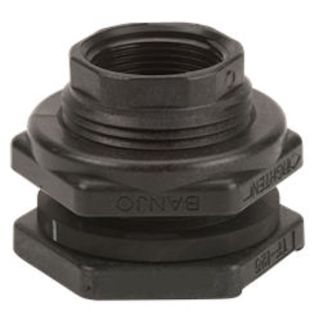 TF125, 1-1/4" FPT BULKHEAD TANK PORT, EPDM
