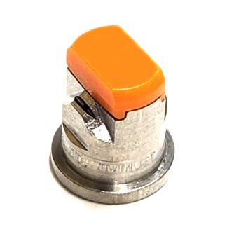 TJ60-8001VS, SIZE 01 80° TWINJET SPRAY TIP NOZZLE STAINLESS STEEL ORANGE