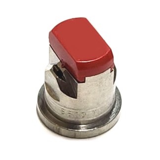 DGTJ60-11004VS, SIZE 04 110° DRIFTGUARD TWINJET SPRAY TIP NOZZLE STAINLESS STEEL RED