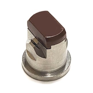 TJ60-11005VS, SIZE 05 110° TWINJET SPRAY TIP NOZZLE STAINLESS STEEL BROWN