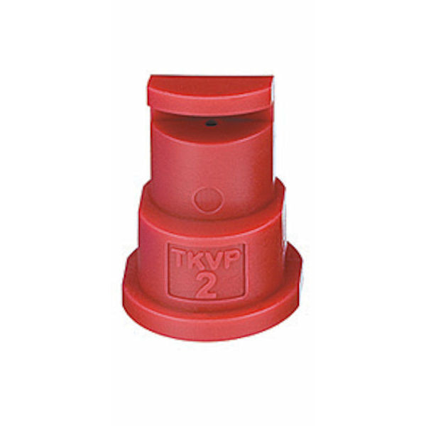 TK-VP2, SIZE 2 FLOODJET TIP NOZZLE POLY RED