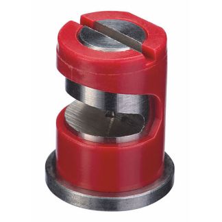 TK-VS2, SIZE 2 FLOODJET TIP NOZZLE STAINLESS STEEL RED