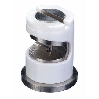 TK-VS4, SIZE 4 FLOODJET TIP NOZZLE STAINLESS STEEL WHITE
