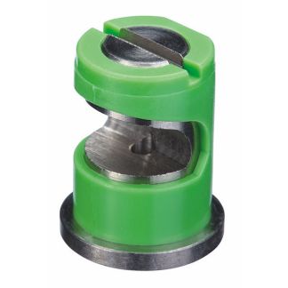 TK-VS7.5, SIZE 7.5 FLOODJET TIP NOZZLE STAINLESS STEEL LIGHT GREEN