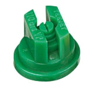 TP110015-VP, SIZE 015 110° FLAT FAN SPRAY TIP NOZZLE POLY GREEN