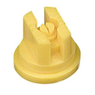 TP11002-VP, SIZE 02 110° FLAT FAN SPRAY TIP NOZZLE POLY YELLOW