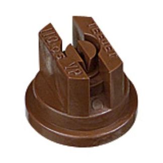 TP11005-VP, SIZE 05 110° FLAT FAN SPRAY TIP NOZZLE POLY BROWN