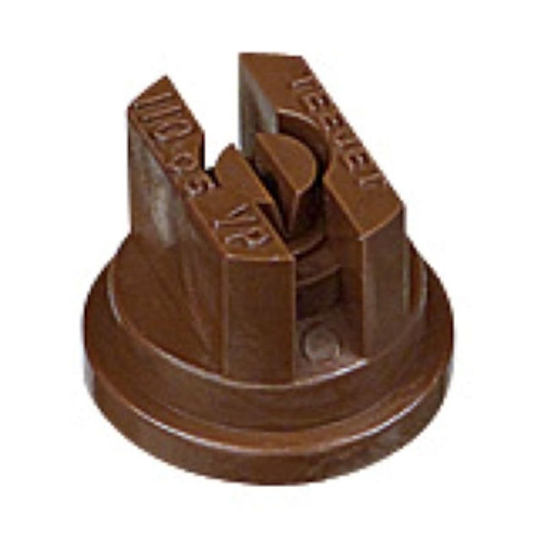 TP11005-VP, SIZE 05 110° FLAT FAN SPRAY TIP NOZZLE POLY BROWN