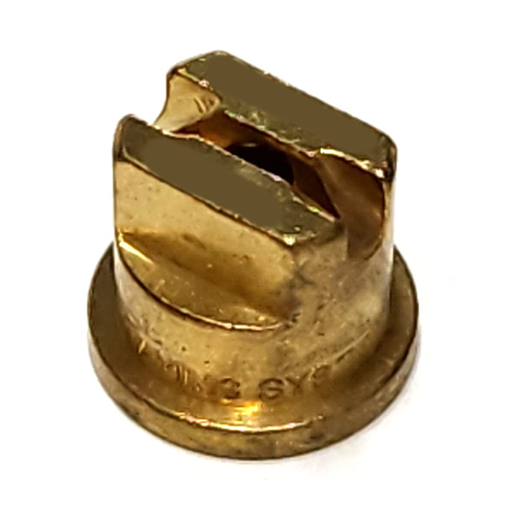 TP8008LP, SIZE 08 80° LOW PRESSURE FLAT FAN SPRAY TIP NOZZLE BRASS