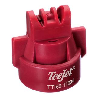 TTI60-11004VP, SIZE 04 110° TURBO TEEJET INDUCTION TWINJET SPRAY TIP NOZZLE RED
