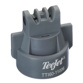 TTI60-11006VP, SIZE 06 110° TURBO TEEJET INDUCTION TWINJET SPRAY TIP NOZZLE GREY