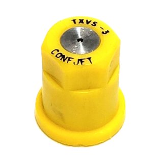 TX-VS3, SIZE 3 TX CONEJET HOLLOW CONE SPRAY TIP NOZZLE STAINLESS YELLOW