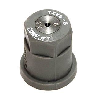 TX-VS8, SIZE 8 TX CONEJET HOLLOW CONE SPRAY TIP NOZZLE STAINLESS GREY