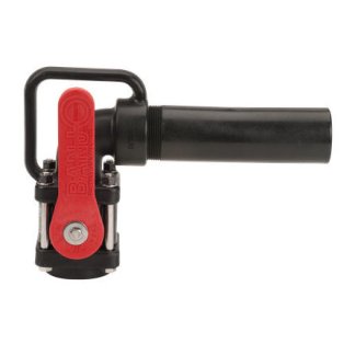 VA200, 2" FPT VALVE WITH HANDLE & 90° NOZZLE FILL SPOUT