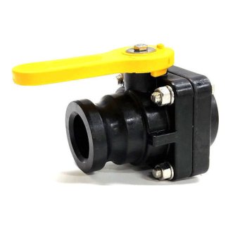 VSF200, 2" FPT X 2" MALE CAM COUPLER STUBBY VALVE