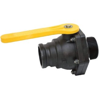 VSFMT300FP, 3" MPT X 3" MALE CAM COUPLER FULL PORT STUBBY VALVE