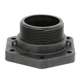 VSMT30264, 3" STUBBY MALE THREAD END-PLATE