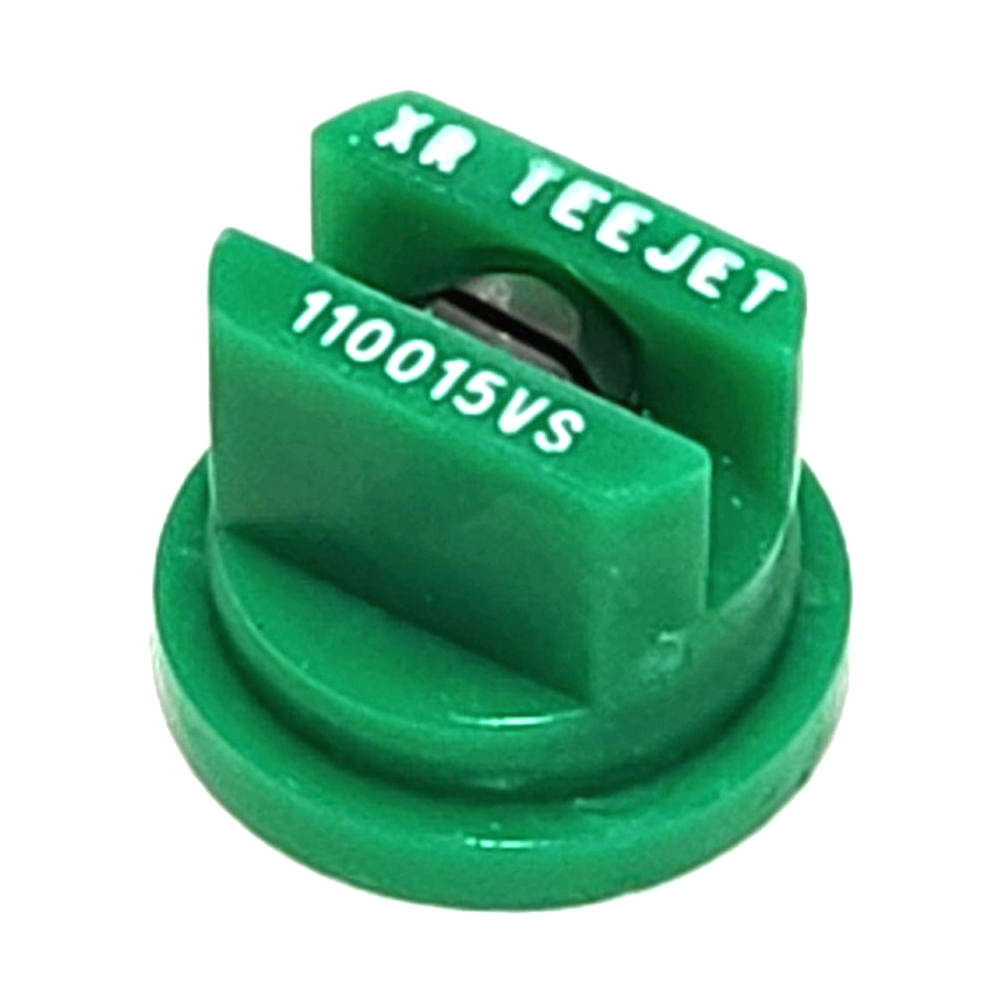 XR80015-VS, SIZE 015 80° EXTENDED RANGE FLAT SPRAY TIP NOZZLE STAINLESS GREEN