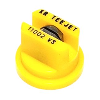 XR8002-VS, SIZE 02 80° EXTENDED RANGE FLAT SPRAY TIP NOZZLE STAINLESS YELLOW