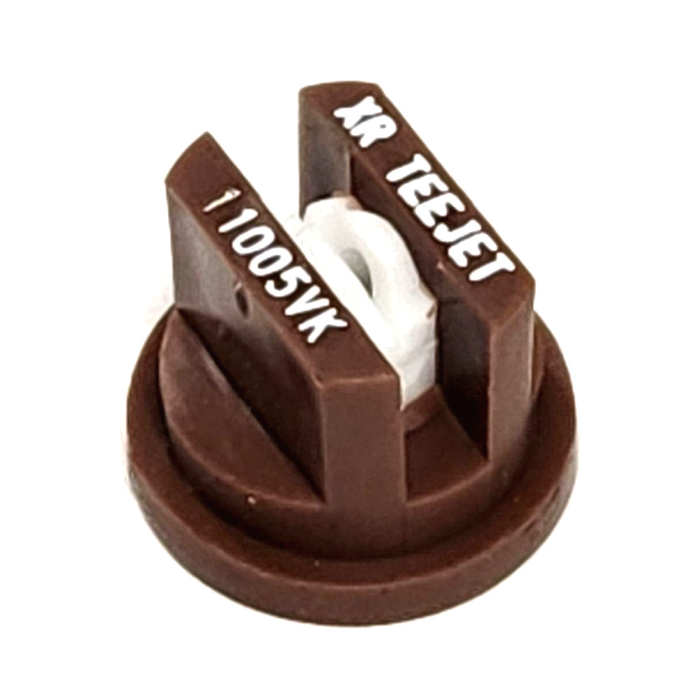 XR8005-VK, SIZE 05 80° EXTENDED RANGE FLAT SPRAY TIP NOZZLE CERAMIC BROWN