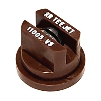 XR8005-VS, SIZE 05 80° EXTENDED RANGE FLAT SPRAY TIP NOZZLE STAINLESS BROWN