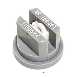 XR8006-VK, SIZE 06 80° EXTENDED RANGE FLAT SPRAY TIP NOZZLE CERAMIC GREY