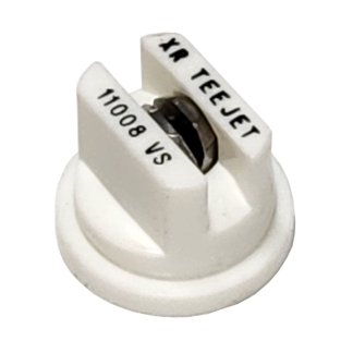 XR8008-VS, SIZE 08 80° EXTENDED RANGE FLAT SPRAY TIP NOZZLE STAINLESS WHITE