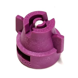 XRC110025-VK, SIZE 025 110° EXTENDED RANGE FLAT SPRAY TIP & CAP NOZZLE CERAMIC VIOLET