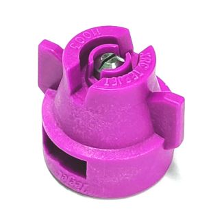 XRC110025-VS, SIZE 025 110° EXTENDED RANGE FLAT SPRAY TIP & CAP NOZZLE STAINLESS VIOLET