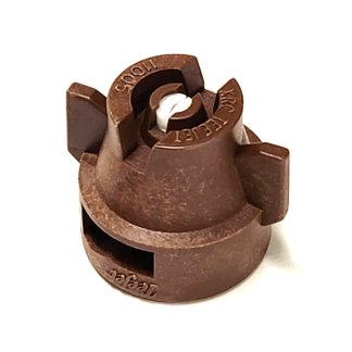 XRC11005-VK, SIZE 05 110° EXTENDED RANGE FLAT SPRAY TIP & CAP NOZZLE CERAMIC BROWN