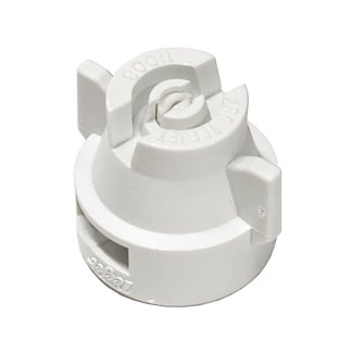 XRC11008-VK, SIZE 08 110° EXTENDED RANGE FLAT SPRAY TIP & CAP NOZZLE CERAMIC WHITE