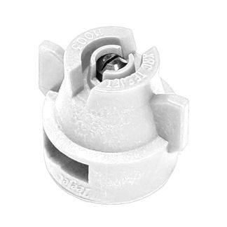 XRC11008-VS, SIZE 08 110° EXTENDED RANGE FLAT SPRAY TIP & CAP NOZZLE STAINLESS WHITE