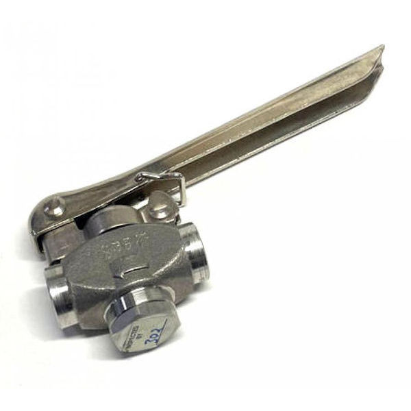 AA36-1/4-SS, 1/4" FPT X 1/4" FPT STAINLESS STEEL TRIGGER VALVE, 7 MAX GPM, 150 MAX PSI