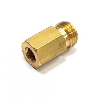 CP1335, 1/8"FPT X 11/16" MALE NOZZLE THREAD BRASS ADAPTER