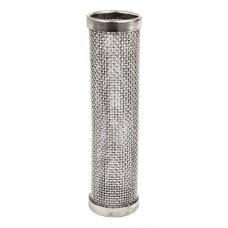 CP5594-26-304SS, 100 MESH SCREEN 1-1/4" D X 4-3/4" L ALL STAINLESS