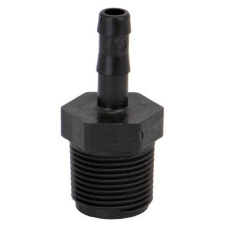 HB075-038, 3/4" MPT X 3/8" HOSE BARB