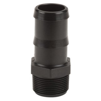 HB125-150, 1-1/4" MPT X 1-1/2" HOSE BARB