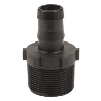 HB150-100, 1-1/2" MPT X 1" HOSE BARB