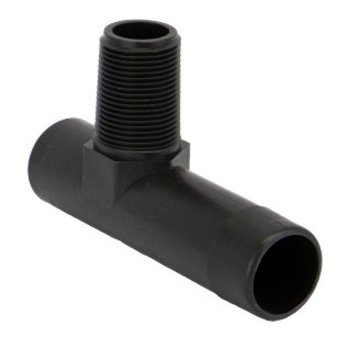 HBEL150-100-90, 1" MPT X 1-1/2" 90° HOSE BARB ELBOW