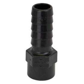 HBF075-100, 3/4" FPT X 1" HOSE BARB