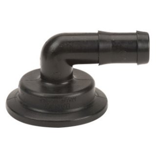 M200100BRB90, M200 FLANGE X 1" 90° HOSE BARB ELBOW