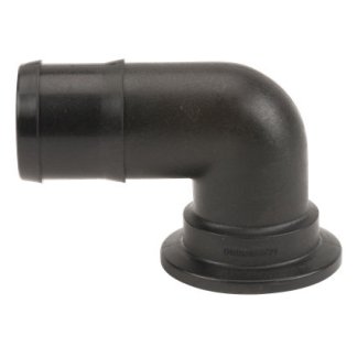 M200BRB90, M200 FLANGE X 2" 90° HOSE BARB ELBOW