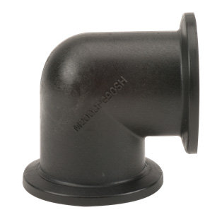 M200CPG90SH, M200 FLANGE X M200 90° FLANGE SHORT COUPLING (APPROX 3-3/4" WIDE)