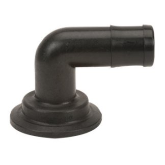 M220150BRB90, M220 FLANGE X 1-1/2" 90° HOSE BARB ELBOW
