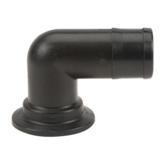 M220BRB90, M220 FLANGE X 2" 90° HOSE BARB ELBOW