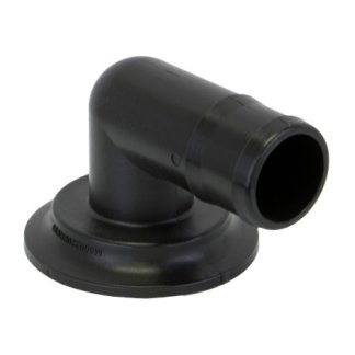 M300-220BRB90, M300 FLANGE X 2" 90° HOSE BARB ELBOW